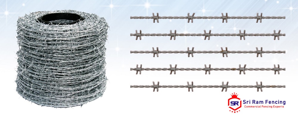 Barbed Wire Fencing Products in Coimbatore, Tamil Nadu - Sriram Fencing